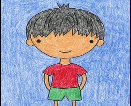 عکس کودک نقاشی