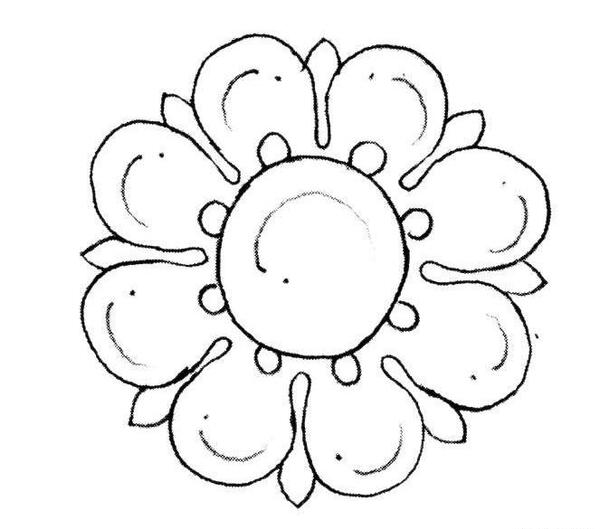عکس نقاشی گل قالی