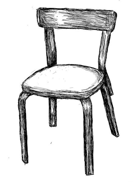 عکس نقاشی صندلی