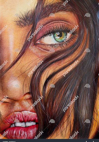 عکس نقاشی دخترانه رنگی