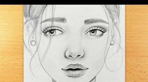 عکس نقاشی چهره ساده