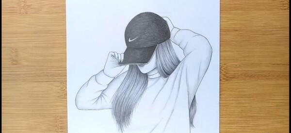 عکس آموزش طرح نقاشی فانتزی با مداد رنگی
