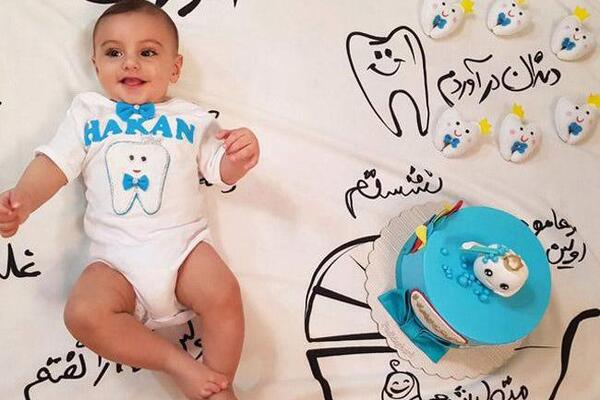 عکس آتلیه نوزاد شش ماهه
