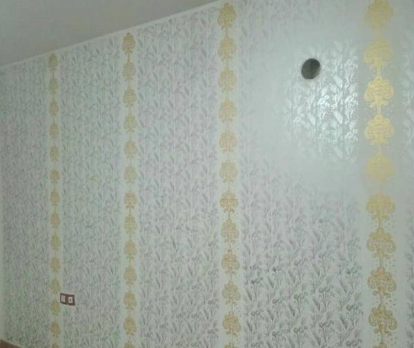 عکس نقاشی مدرن جایگزین کاغذ دیواری