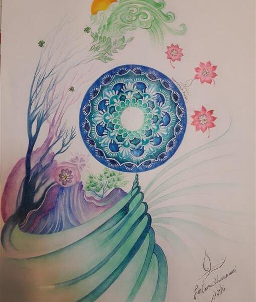 عکس نقاشی ذهنی تخیلی
