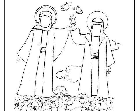 عکس نقاشی ساده عید مبعث