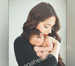عکس آتلیه نوزاد و مادر