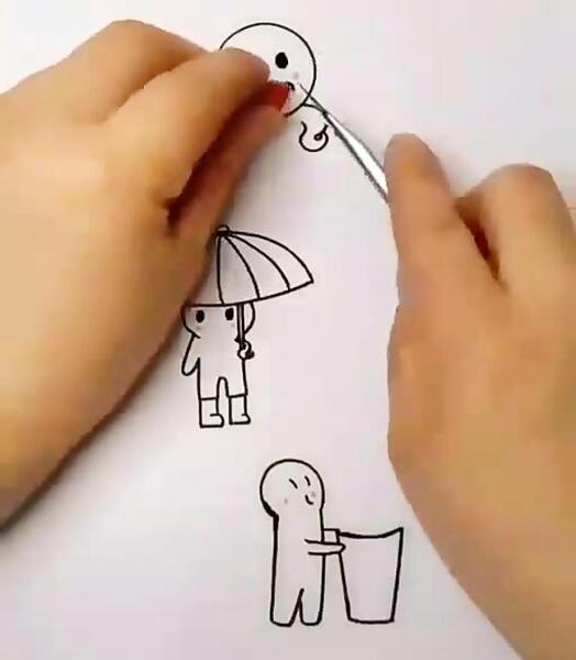 عکس نقاشی ساده کیوت