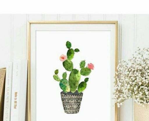 عکس طرح نقاشی کاکتوس فانتزی
