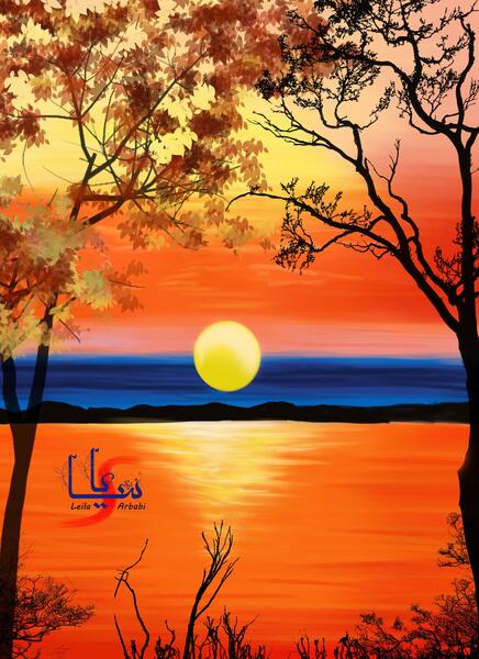 عکس نقاشی طبیعت