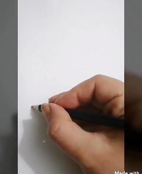 عکس نقاشی گل لاله واژگون