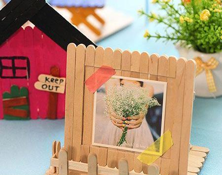 عکس نقاشی های زیبا روی چوب بستنی