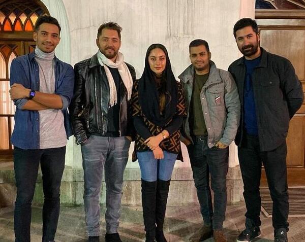 عکس زن واقعی بهرام رادان