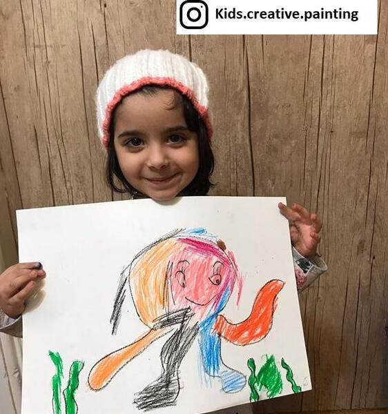 عکس نقاشی مدرن کودکان