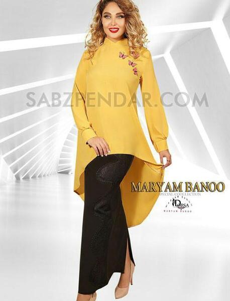 عکس مانتوی رنگی شیک