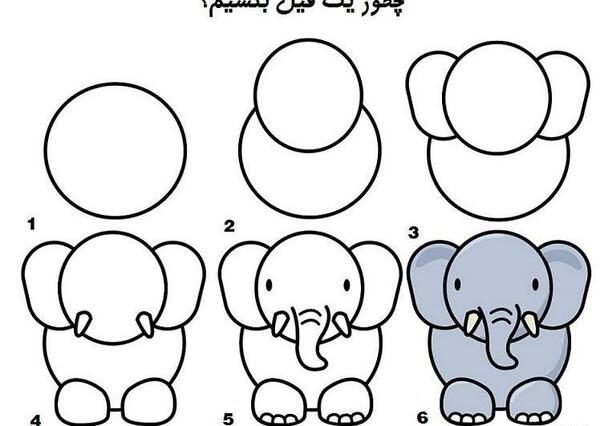عکس مدل نقاشی برای کودکان 5 ساله