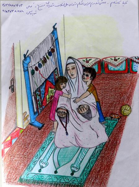 عکس نقاشی نماز