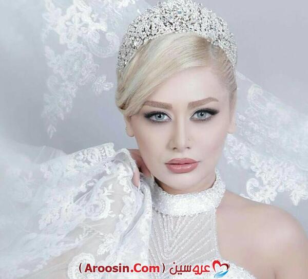 عکس از عروس خوشگل در آتلیه