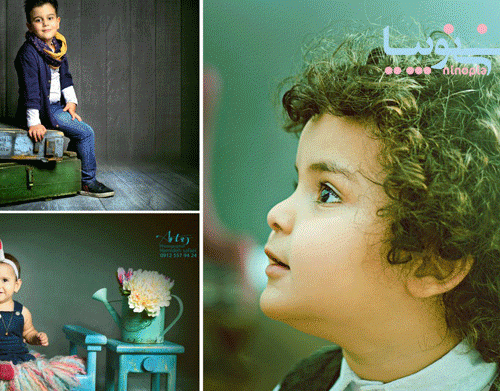 عکس کودک روی شاسی