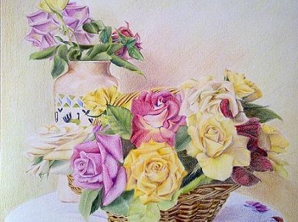 عکس چند مدل نقاشی با مداد رنگی