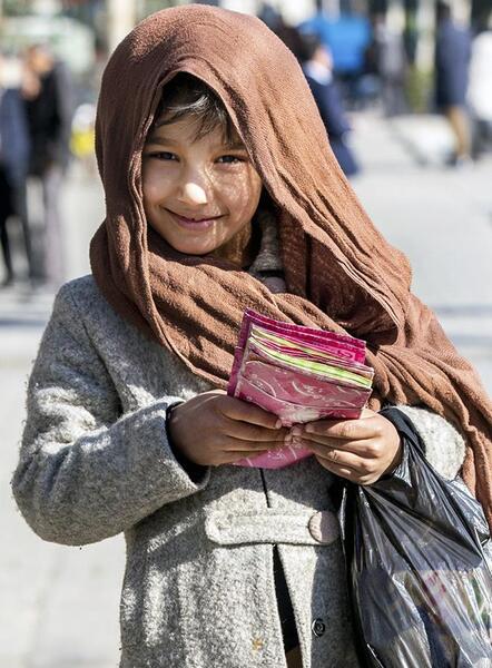 عکس کودک کار دختر