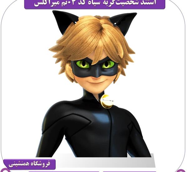 عکس شخصیت کارتونی گربه سیاه