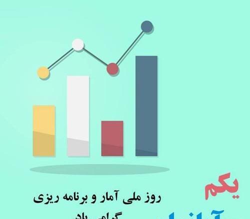 عکس نوشته روز آمار