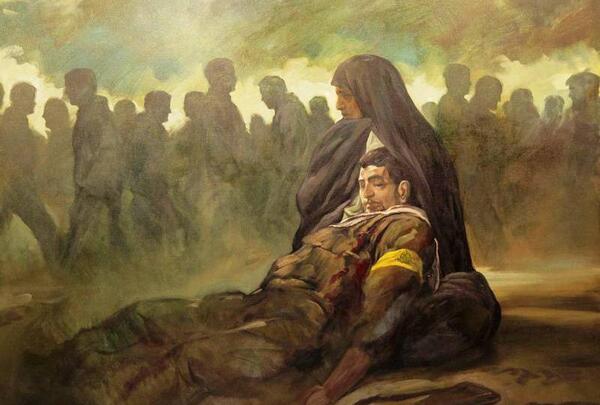 عکس نقاشی ساده هفته دفاع مقدس
