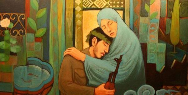 عکس نقاشی ساده هفته دفاع مقدس