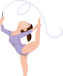 عکس نقاشی ژیمناستیک