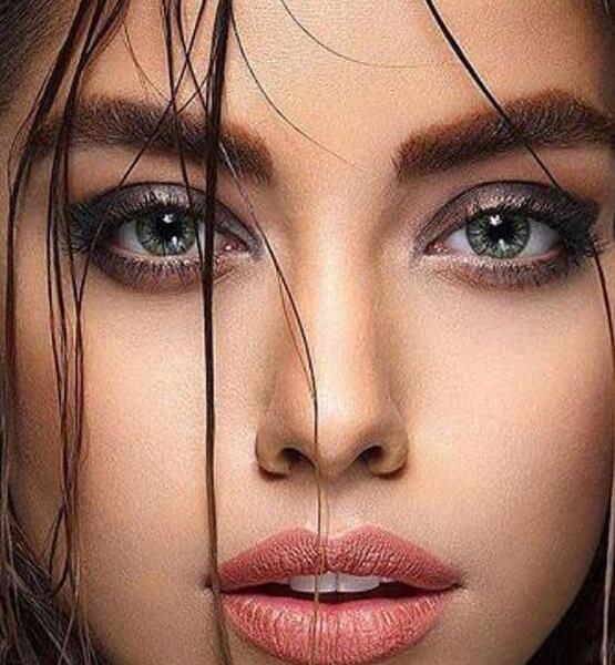 عکس مدل نقاشی لب با مداد رنگی