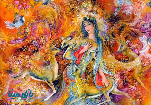 عکس نقاشی های معروف محمود فرشچیان