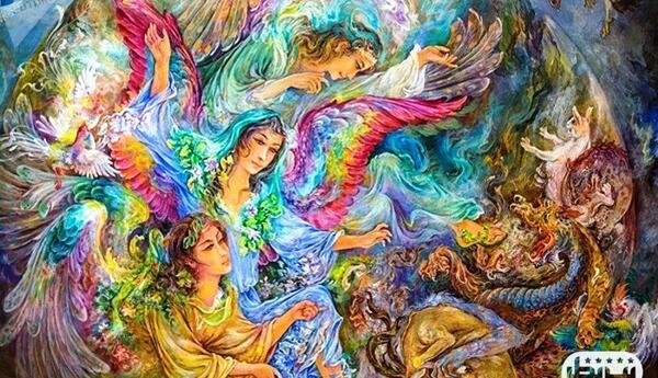 عکس نقاشی های معروف محمود فرشچیان