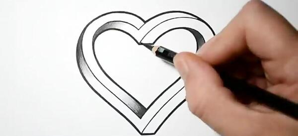 عکس نقاشی ساده ضربان قلب