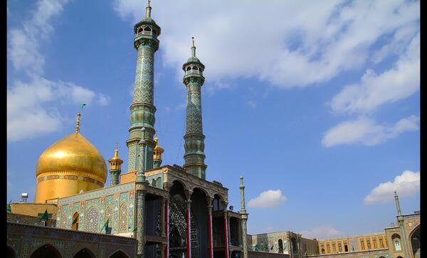عکس حرم حضرت معصومه در کرونا