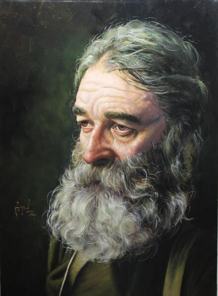 عکس نقاشی چهره قدیمی