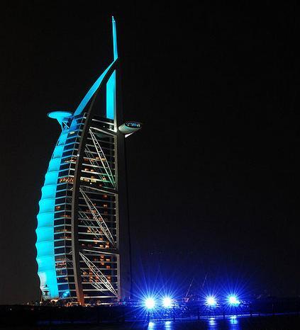 عکس دبی در شب