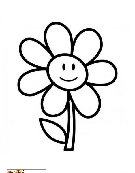 عکس نقاشی گل گل
