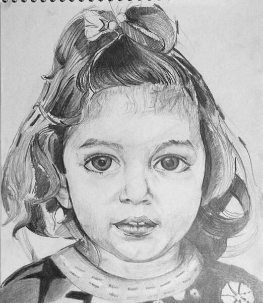 عکس نقاشی صورت واقعی