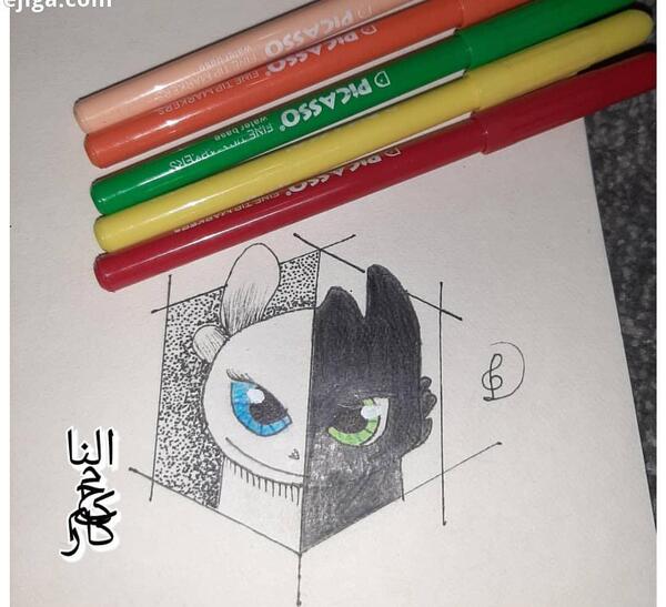 عکس نقاشی فانتزی مداد
