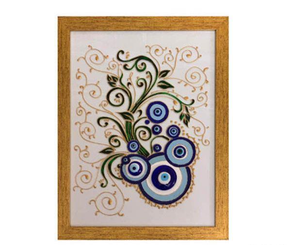 عکس طرح نقاشی چشم زخم