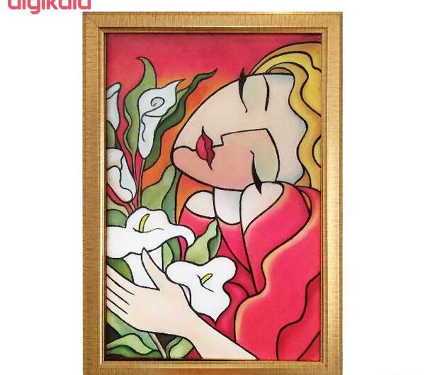 عکس نقاشی گل فروش