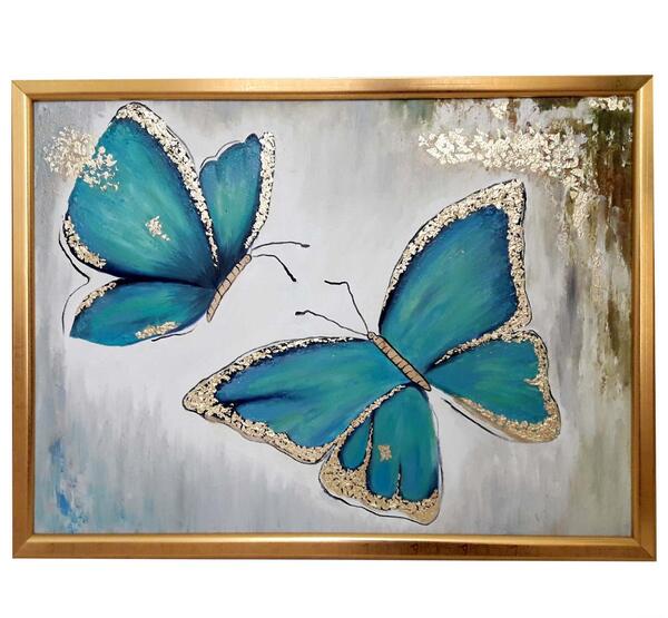 عکس نقاشی مدرن پروانه