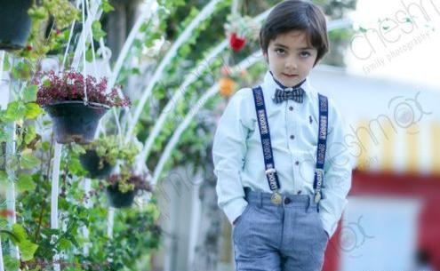 عکس آتلیه کودک در باغ