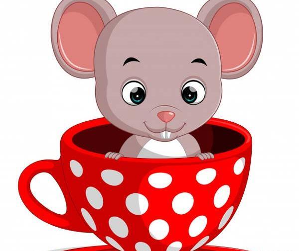 عکس نقاشی فانتزی موش