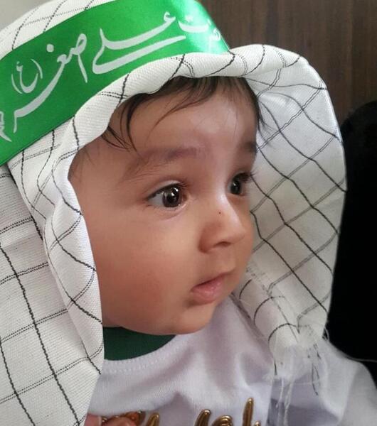 عکس کودک حضرت علی اصغر