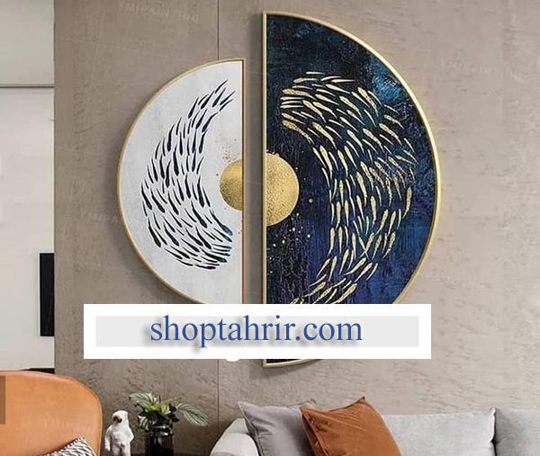 عکس طرح نقاشی روی بوم گرد