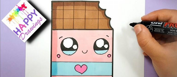 عکس نقاشی فانتزی غذا ها