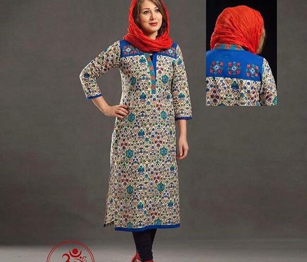 عکس مانتوی هندی