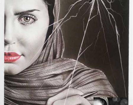 عکس نقاشی نصف صورت